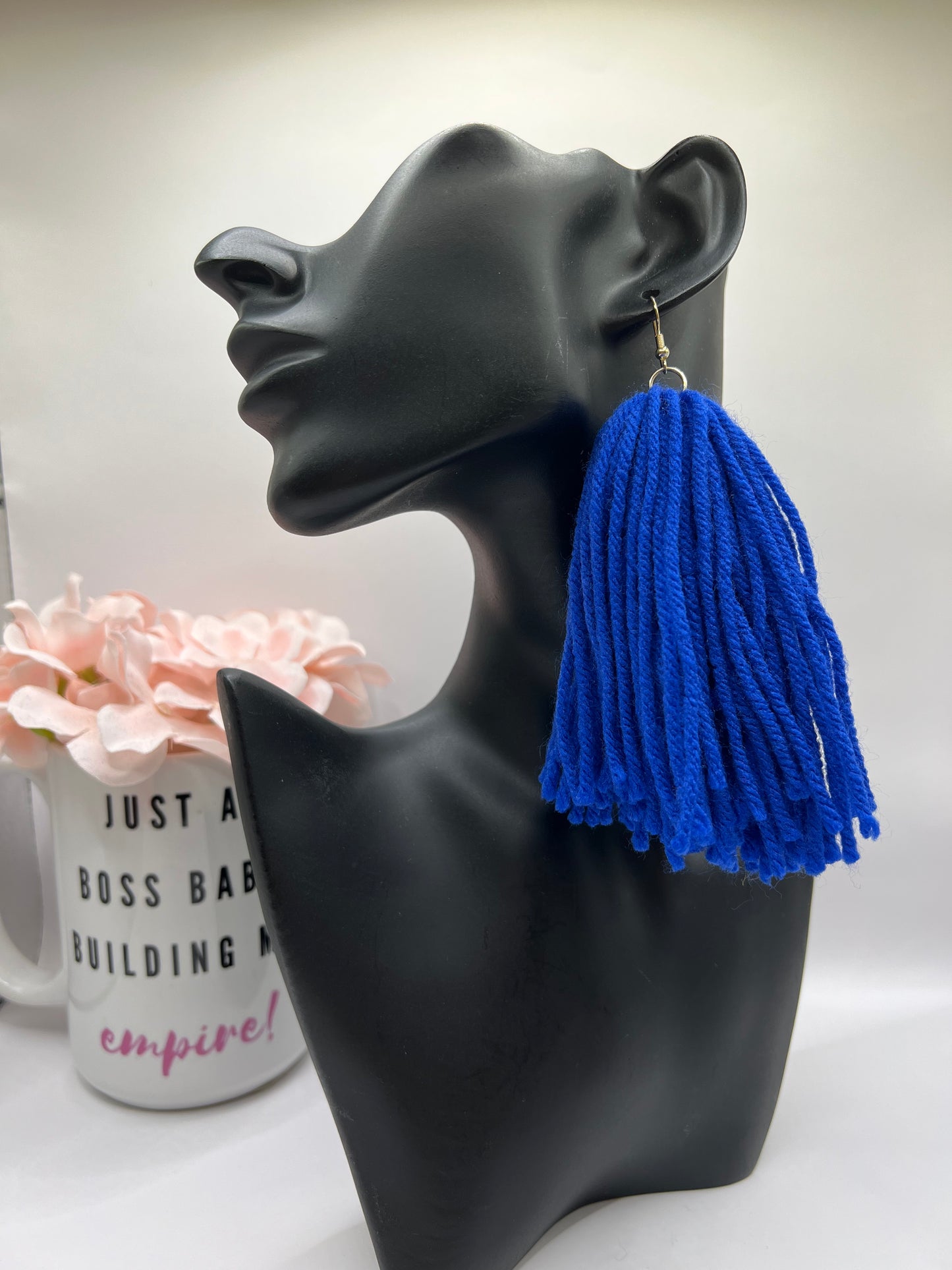 Exotic Yarn Earrings- Handmade