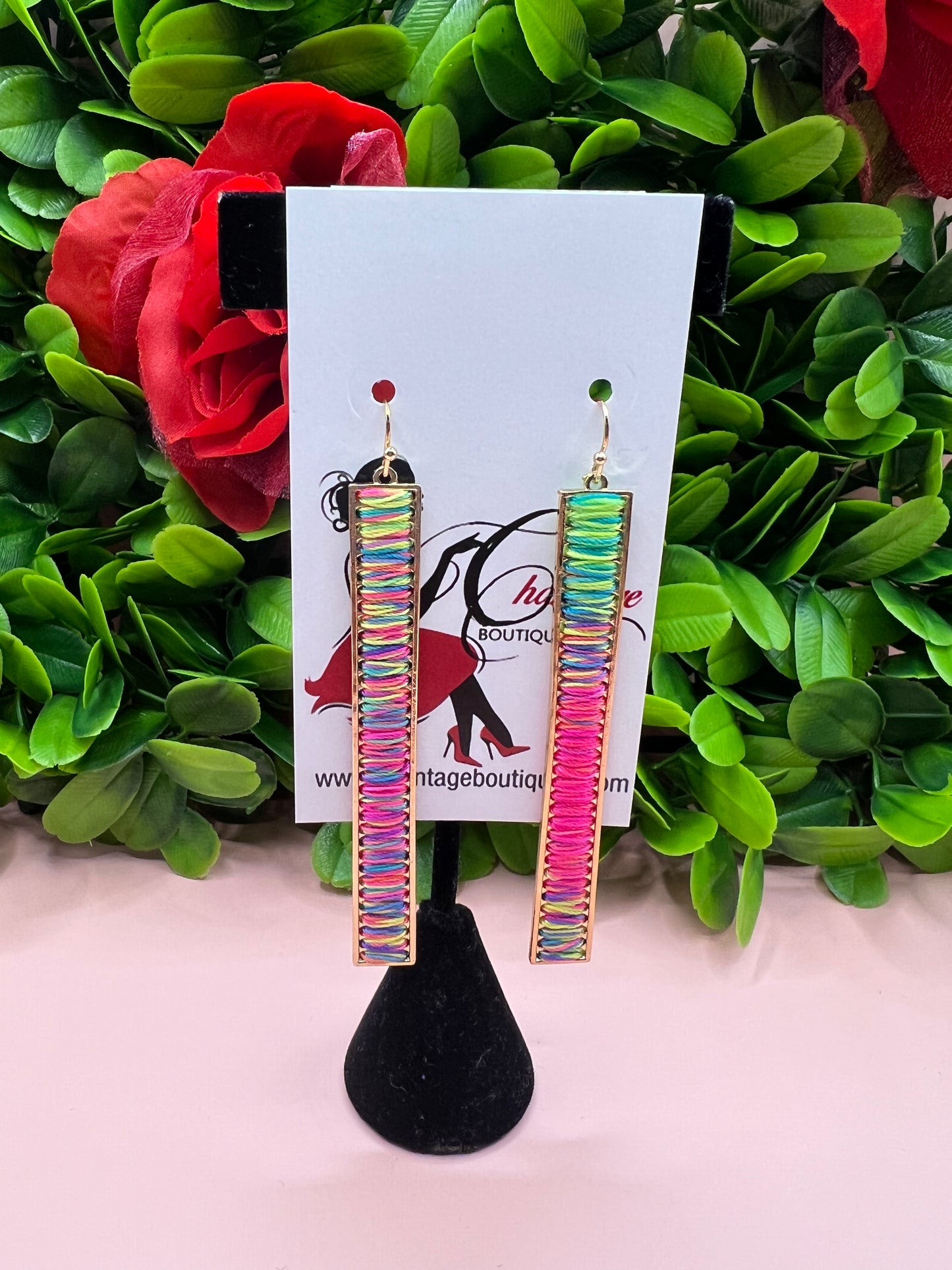Threaded Dangles Earrings