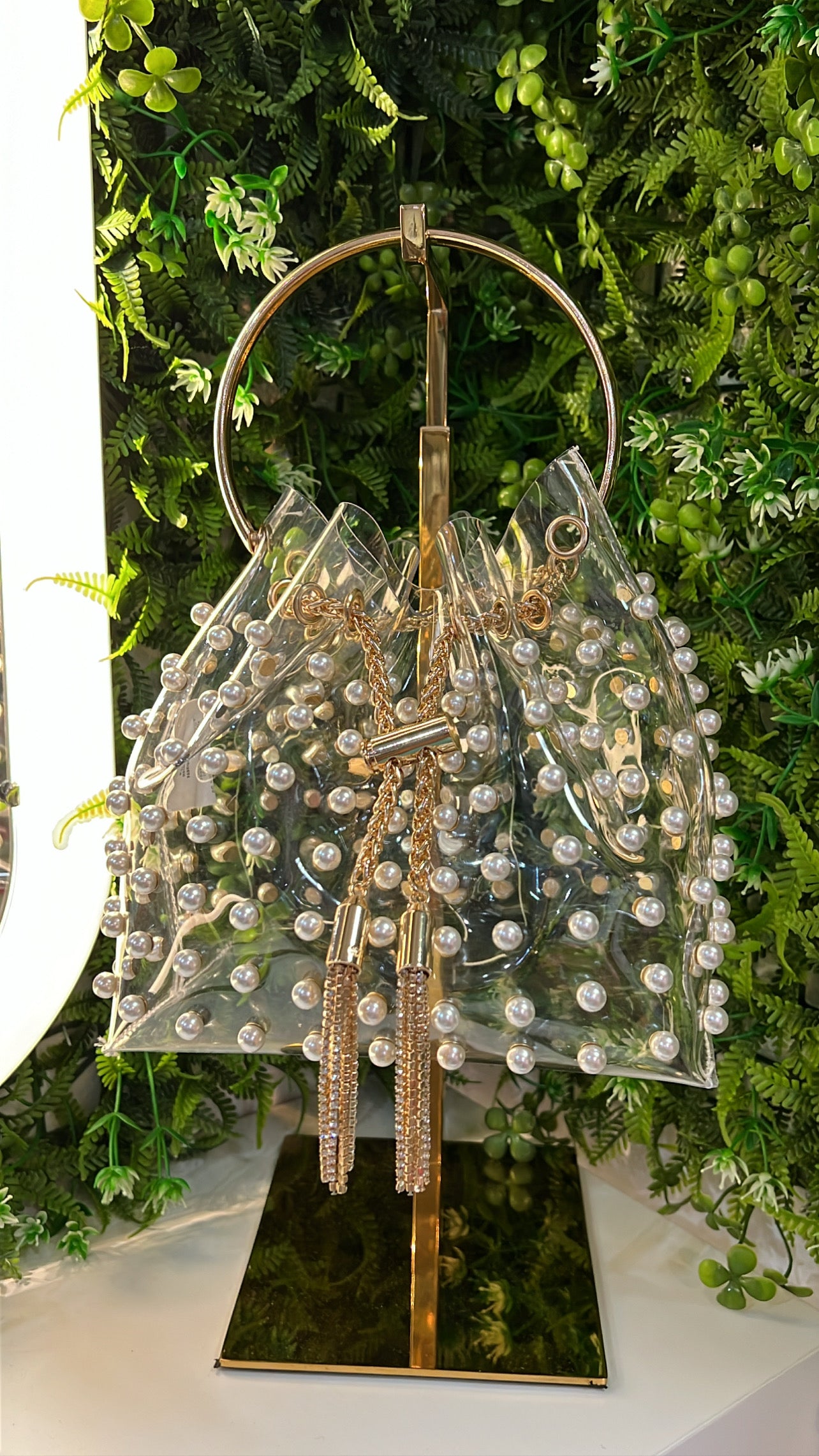 Girls & Pearls Bucket Bag