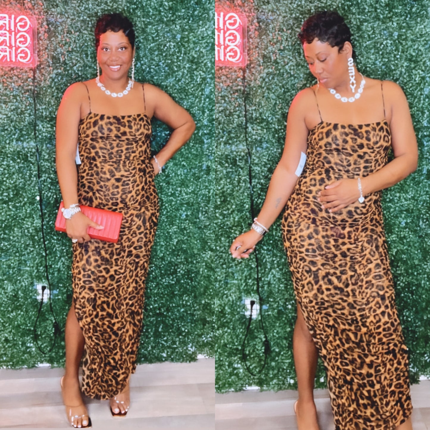 Rhianna Leopard Dress