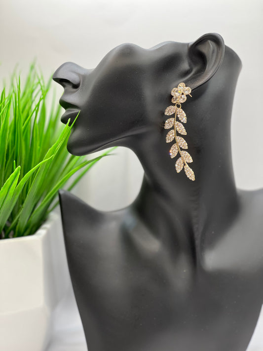 Flower Leaf Earrings