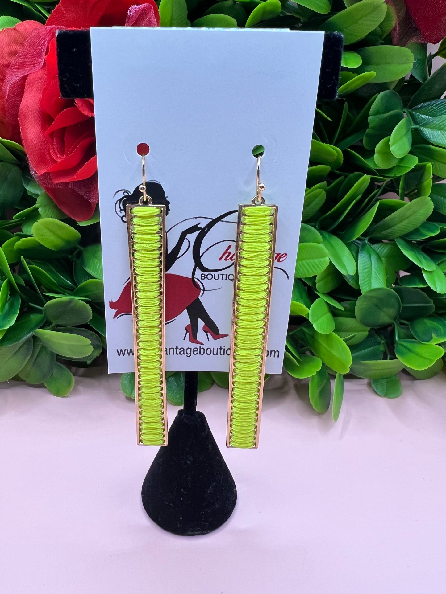 Threaded Dangles Earrings