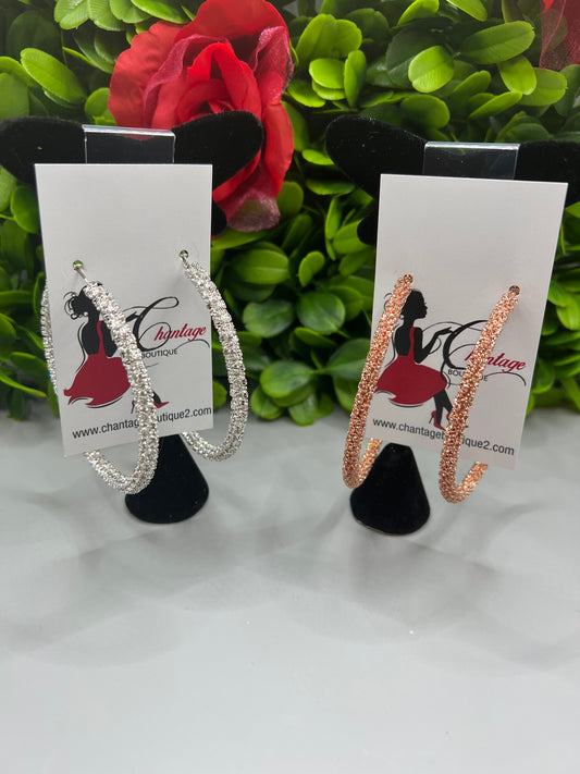 Shimmer Hoops Medium