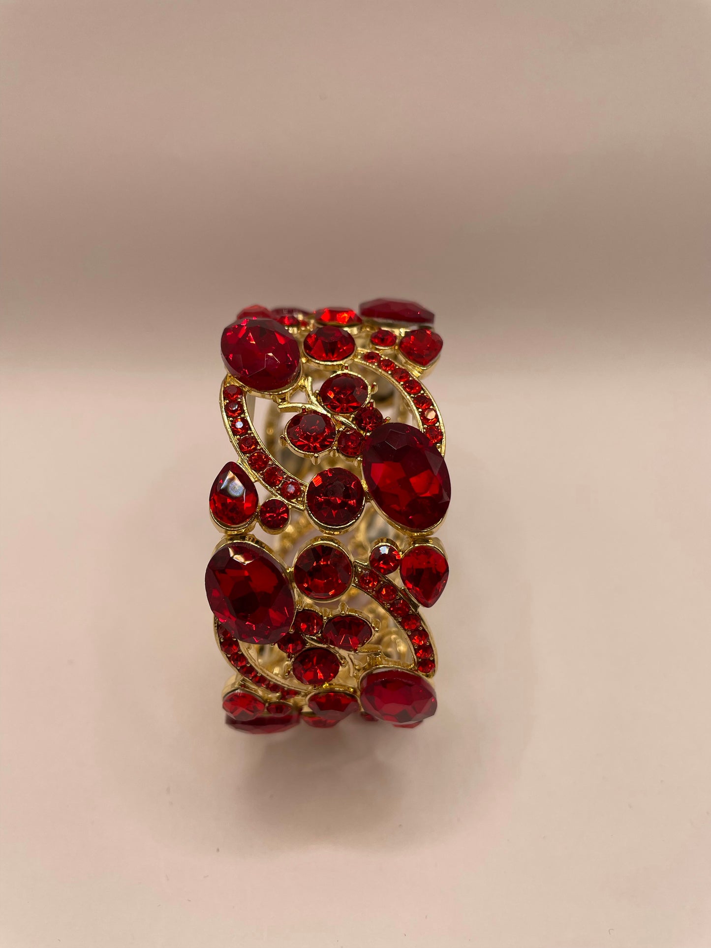 Red Mary J stretch Bangle