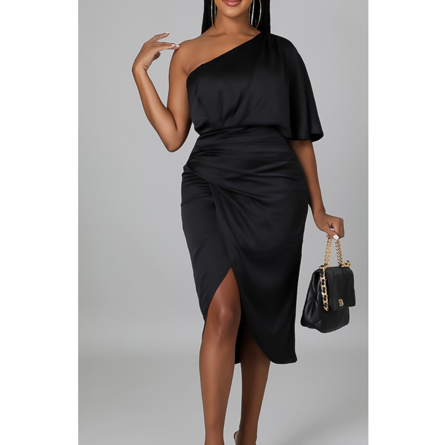 Coastal Drive Dress Black