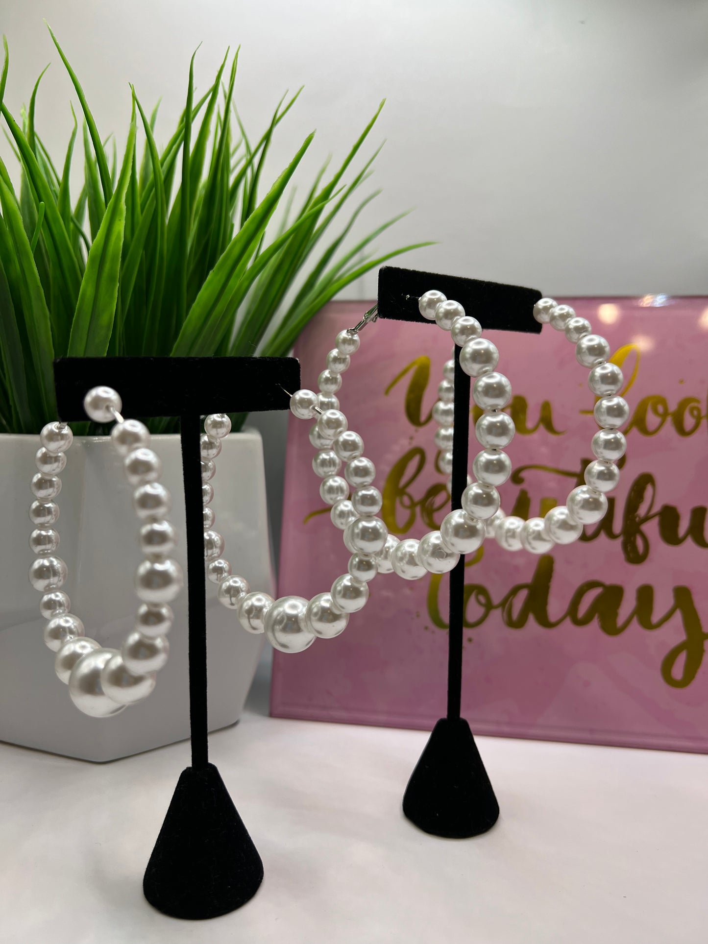 Girls Love Pearls Earrings