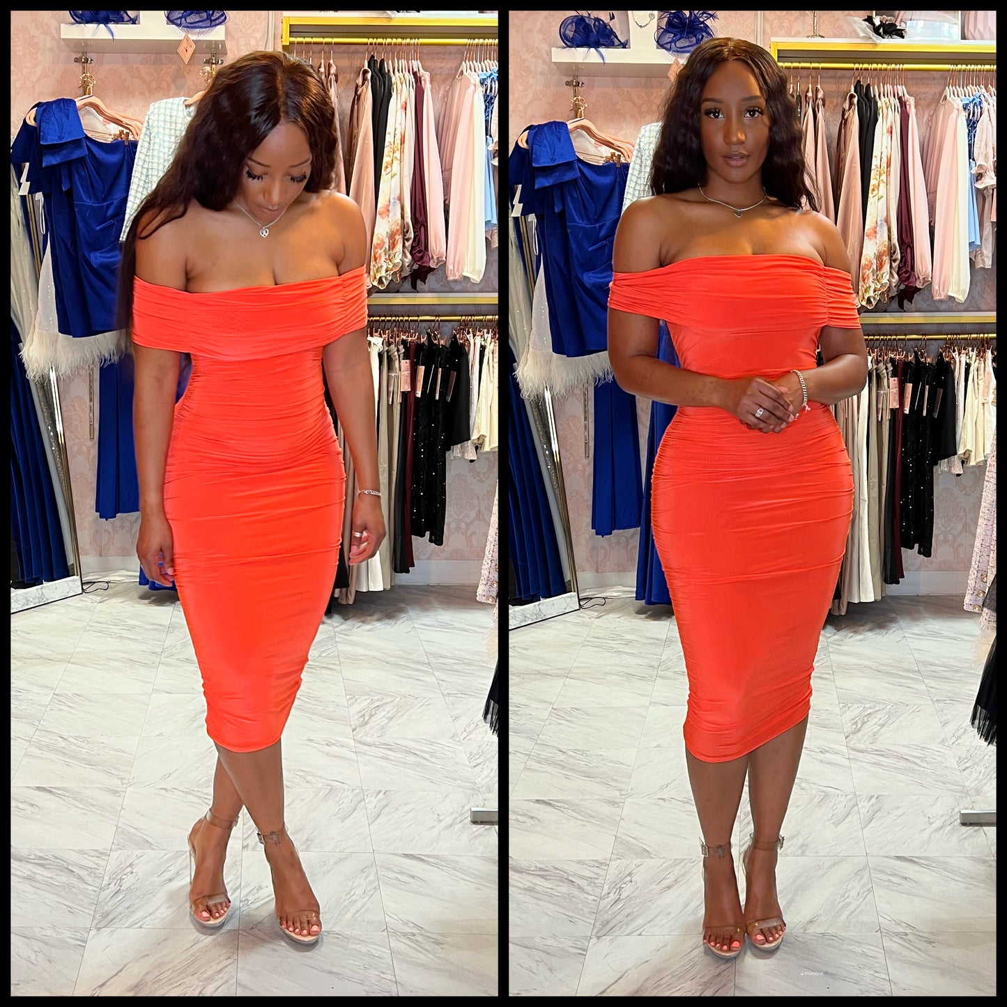 Yasmine Dress Orange