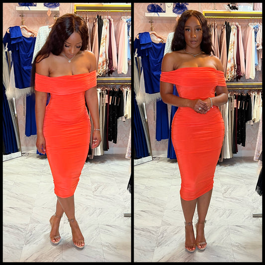 Yasmine Dress Orange