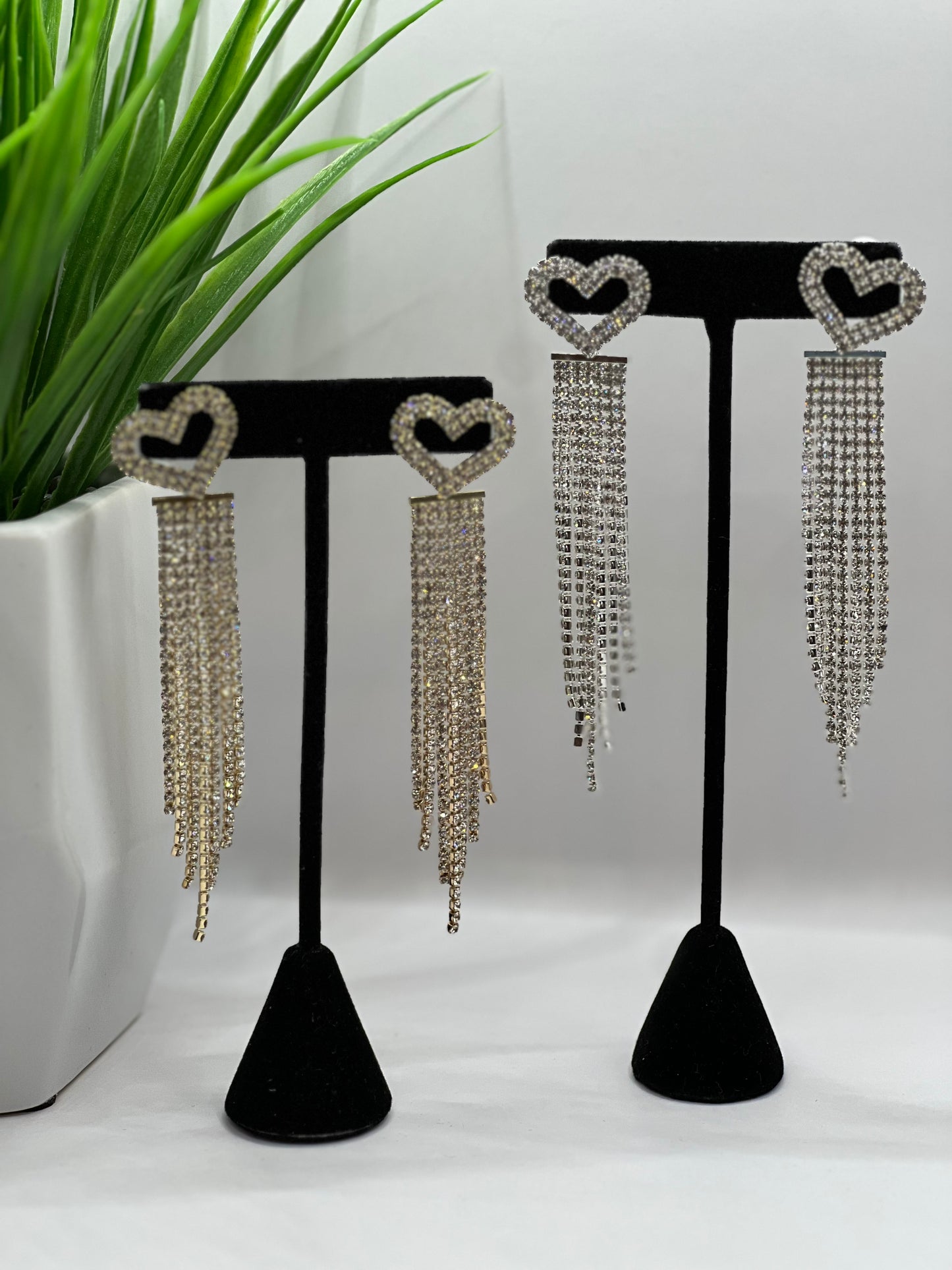 Heart Dangle Earrings