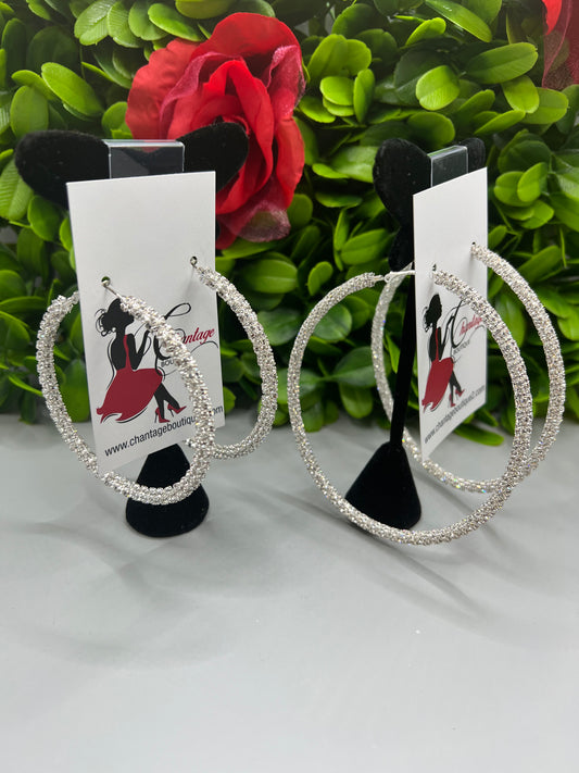 Large Shimmer Hoops