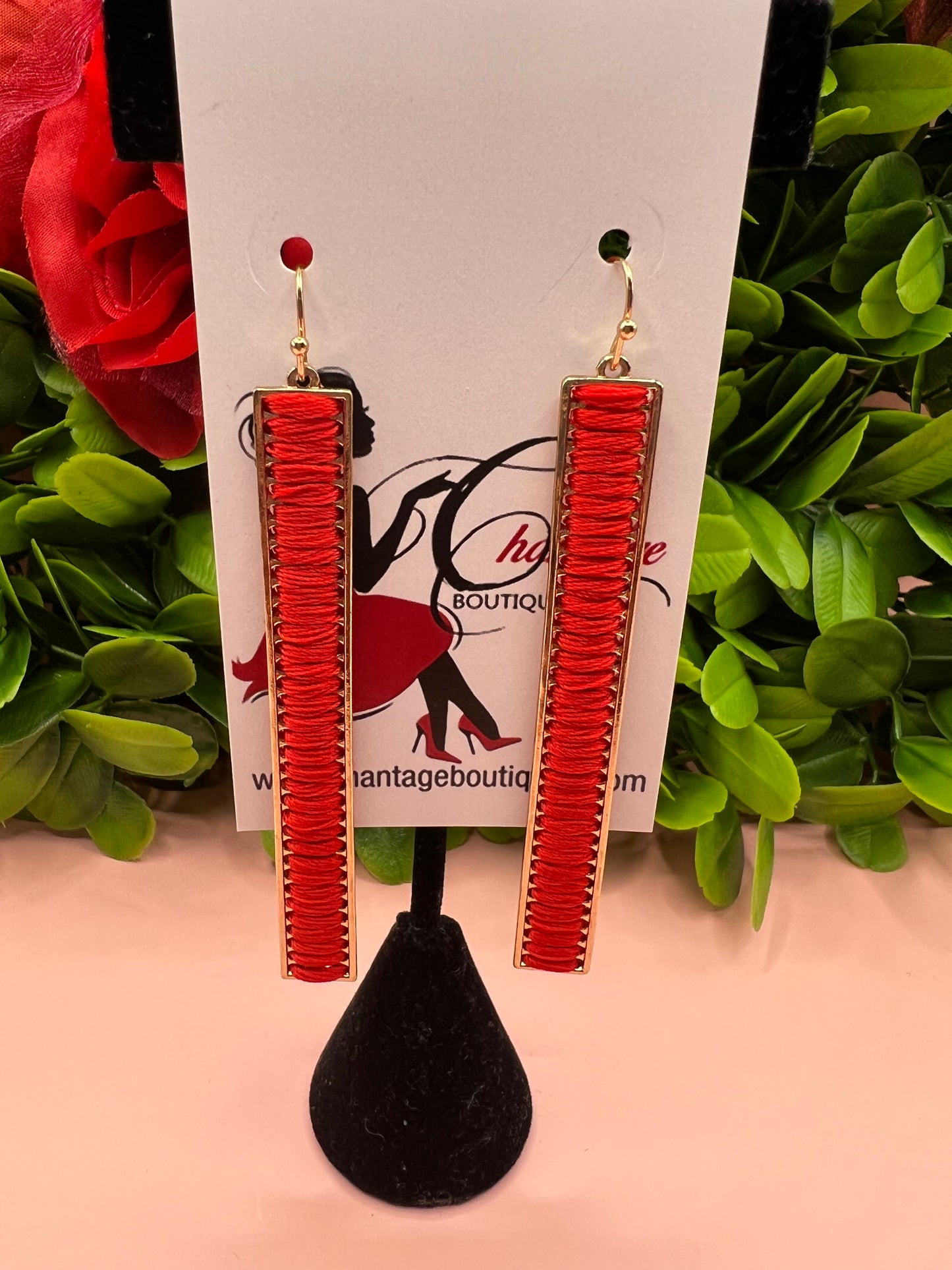 Threaded Dangles Earrings