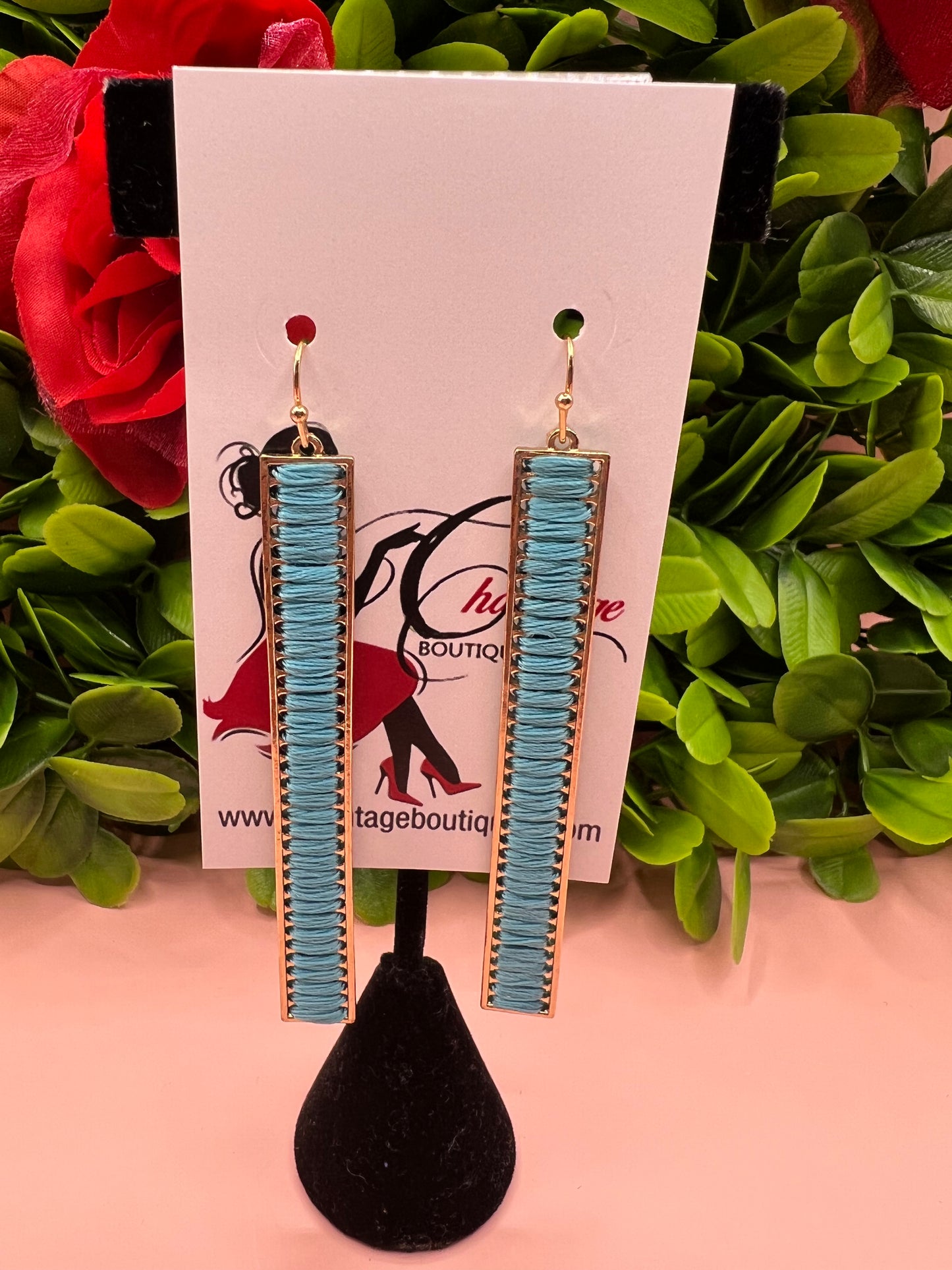 Threaded Dangles Earrings