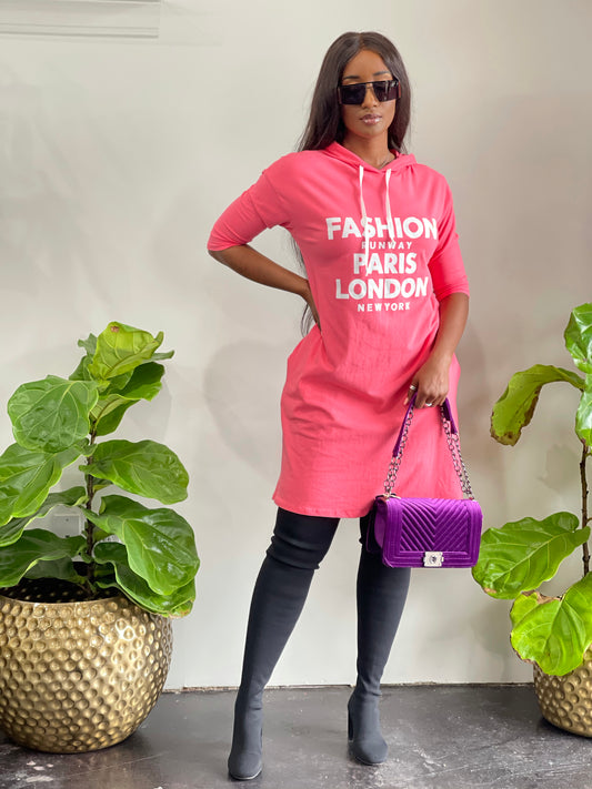 Fashion Hoodie Dress